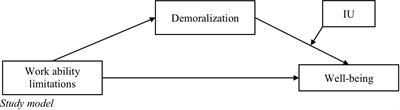 Demoralization and well-being among self-employed individuals with cardiac disease: the role of intolerance of uncertainty